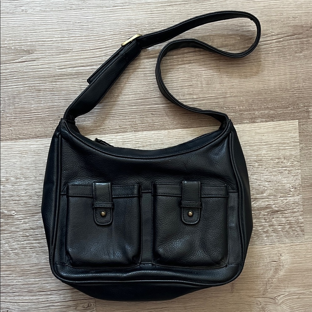 Great American leather works shoulder bag